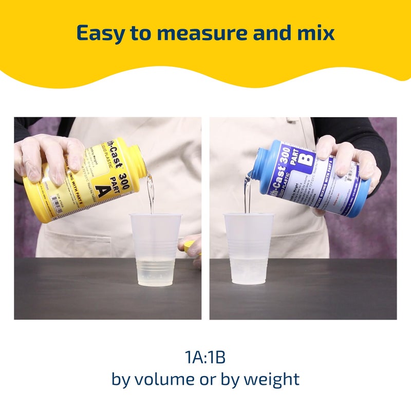 Smooth-On Smooth-Cast 300 - Bright White, Ultra Low Viscosity Liquid Plastic - Pint Unit - Image 4